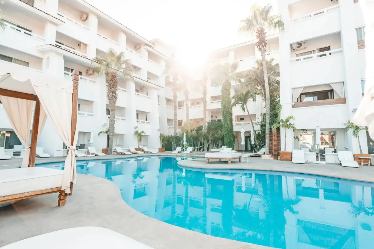 Pool at the Bahia House hotel in Cabo