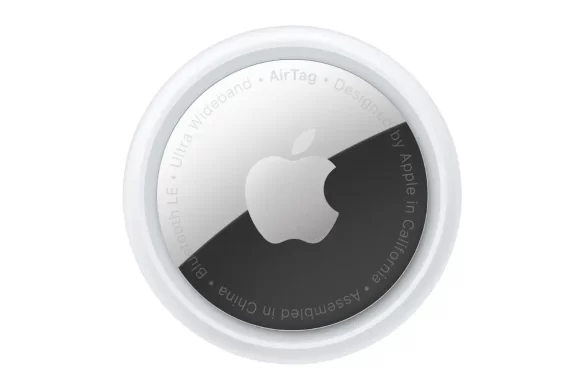 Apple airtag which helps to prevent lost luggage
