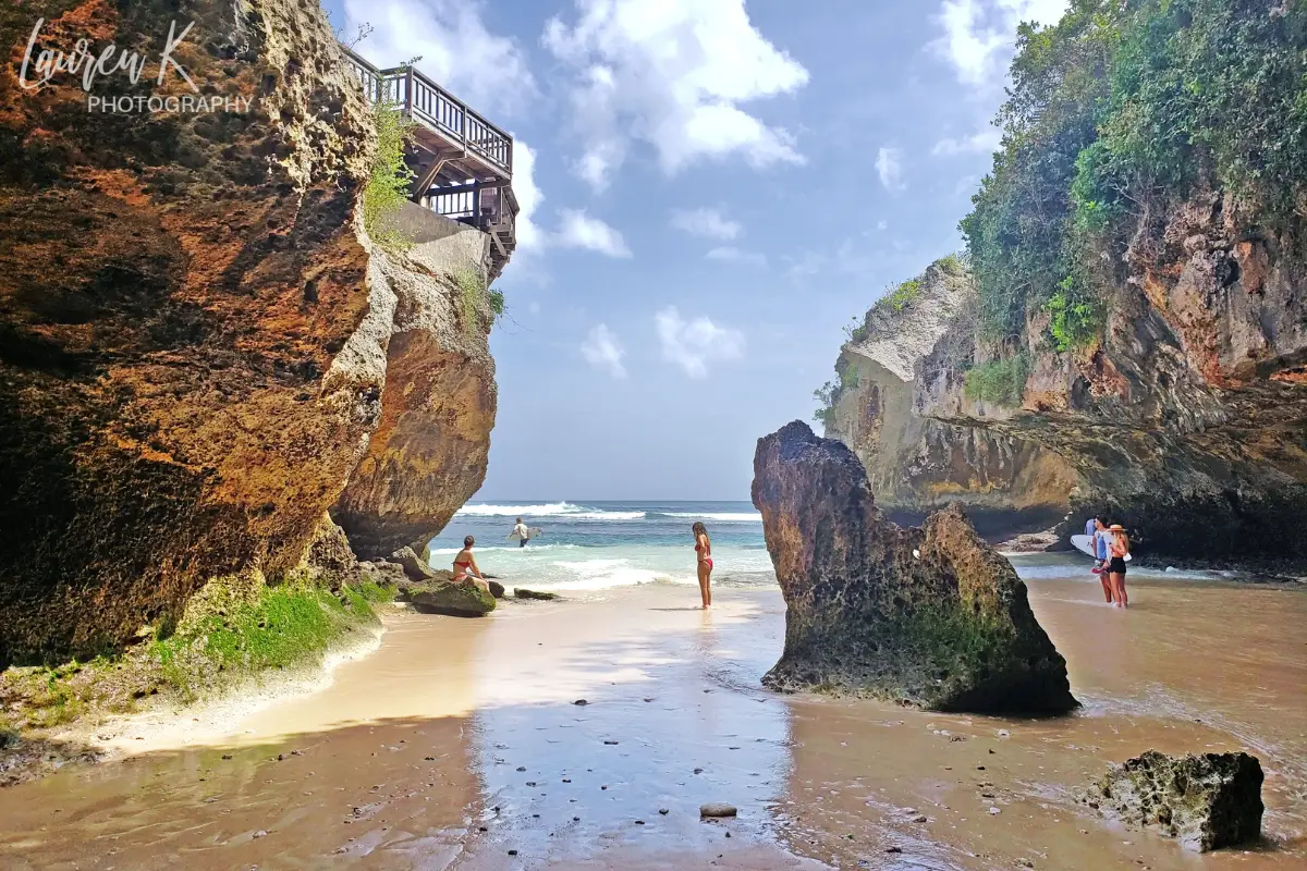 Blue Point Cliffs at low tide