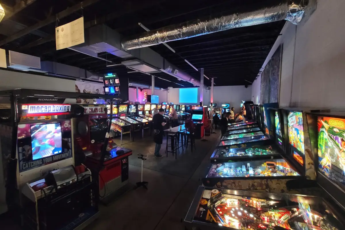 Super Bari Pinball bar for retro gaming in NoDa Charlotte