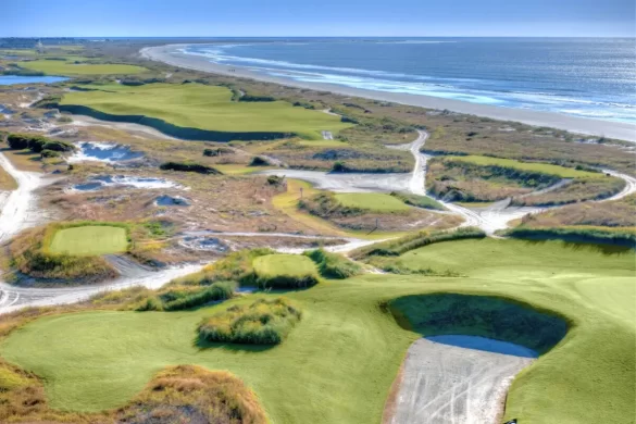 One of the oceanfront golf courses at Kiawah Island