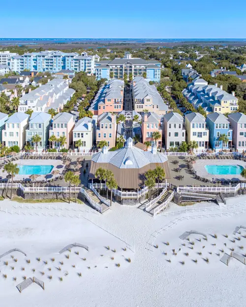 The Wild Dunes resort on Isle of Palms beach, to show it's one of the most popular and best Charleston SC beaches