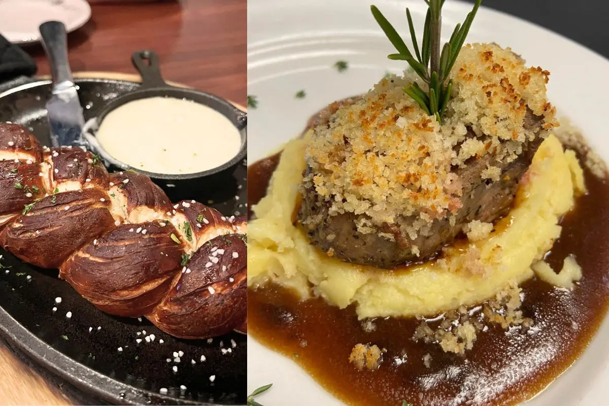 Cover image for the best restaurants in Carlisle PA blog including images from 1794 Whiskey Rebellion and Momma Spriggs