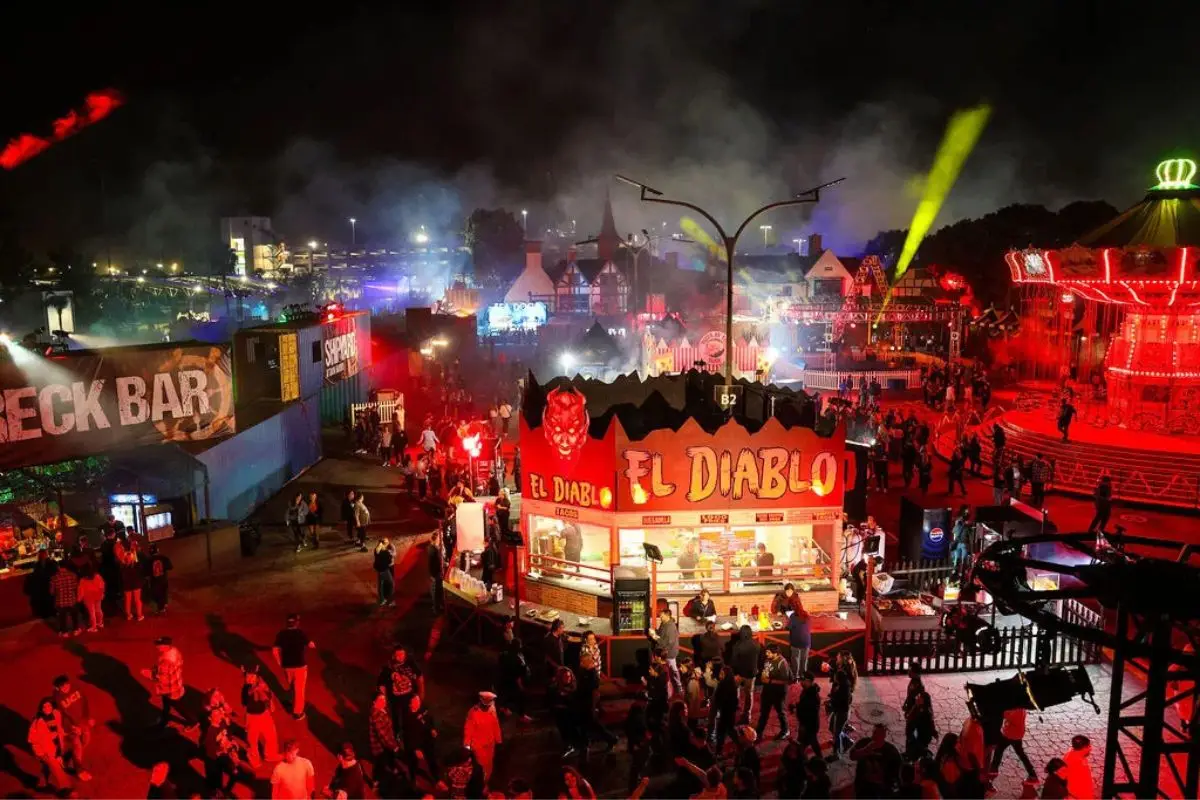 The Dark harbor at the Queen Mary fair, which is part of what makes Los Angeles one of the best Halloween travel destinations in the US