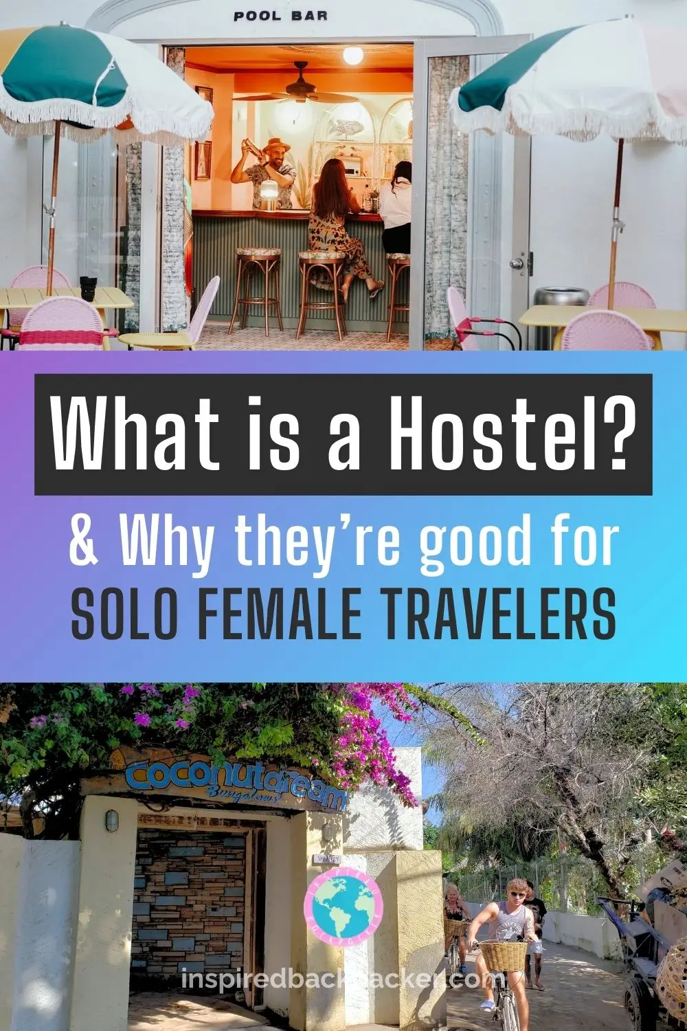 Pinterest pin for this blog on what is a hostel