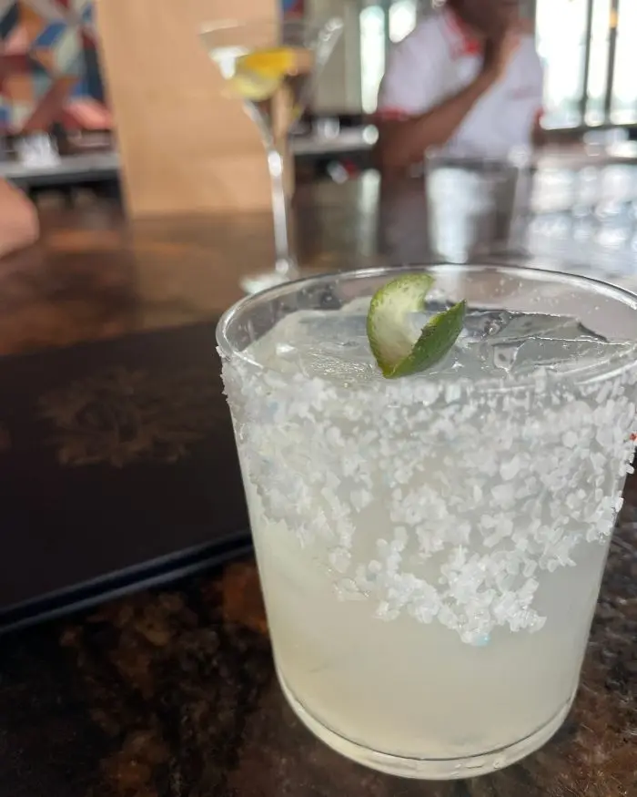 A simple, salted margarita 