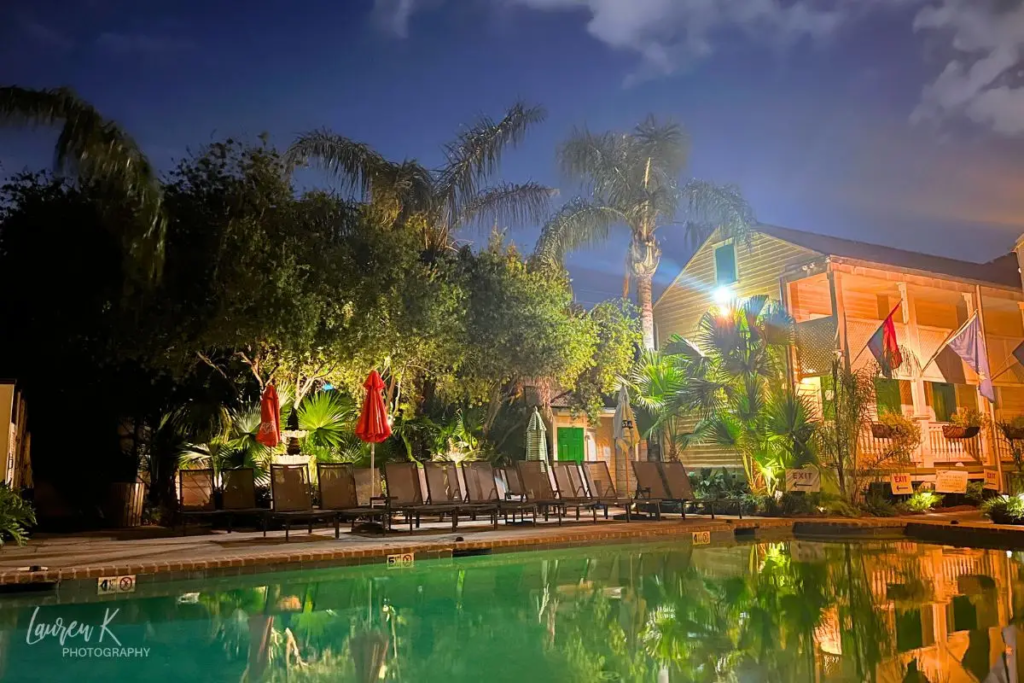 Cover image for the fun things to do in New Orleans blog which shows a heated pool