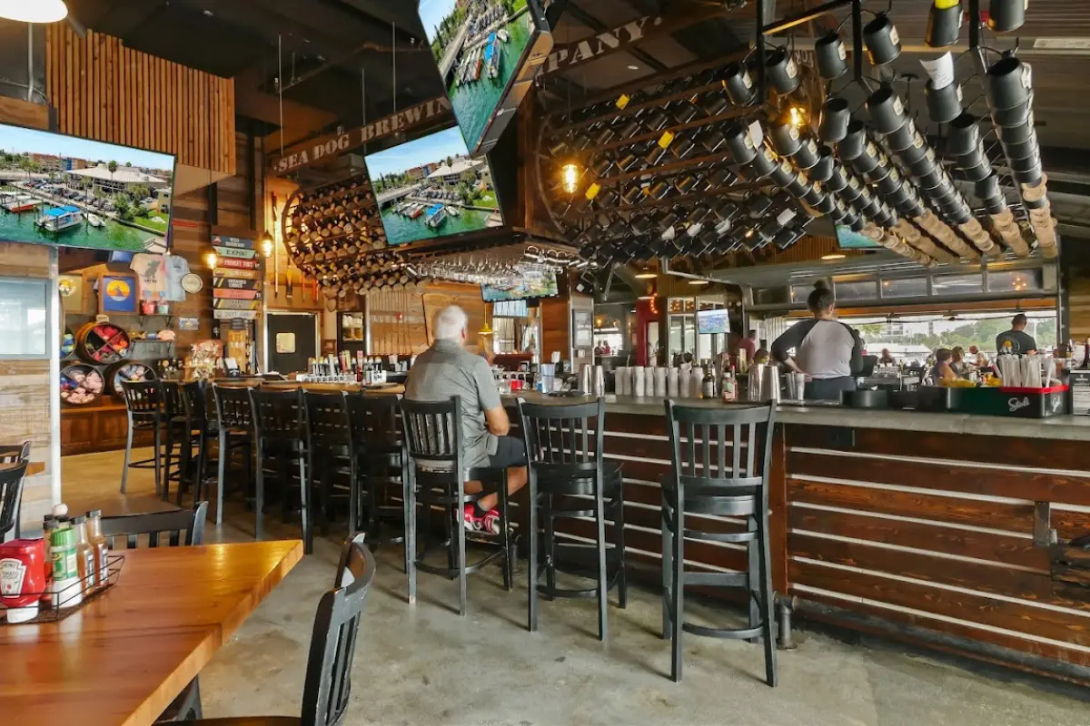 Sea Dog Brewing Company which is Treasure Island's brewery and best place for beer lovers