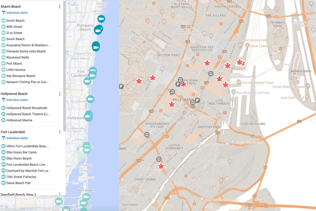 Cover image for the travel maps blog by Inspired Backpacker which shows one of the maps on Google Maps